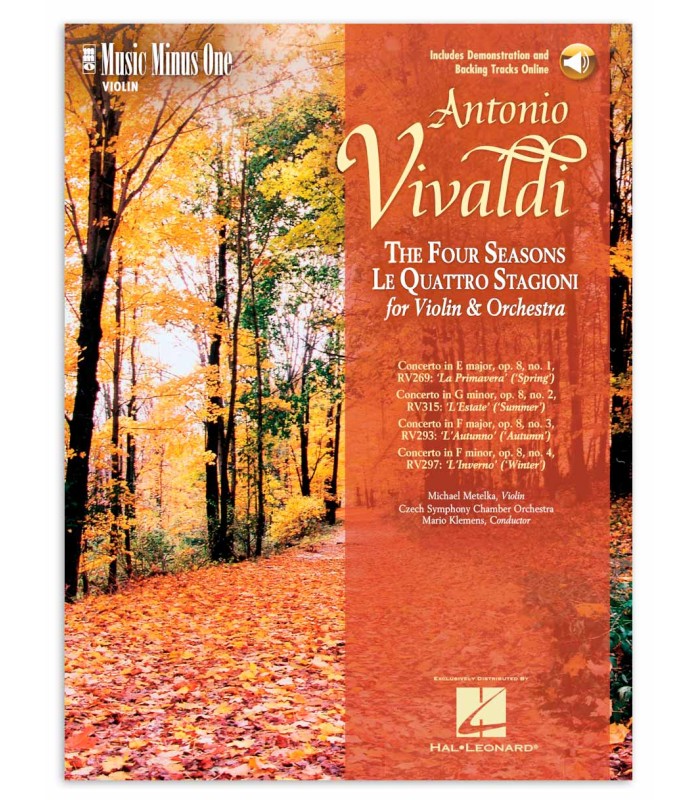 Cover of the book Antonio Vivaldi The Four Seasons Violin and Orchestra HL