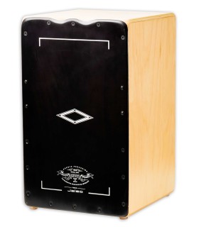 Cajón Pepote modelo Jaleo con tapa en madera de Mukali y en color negro