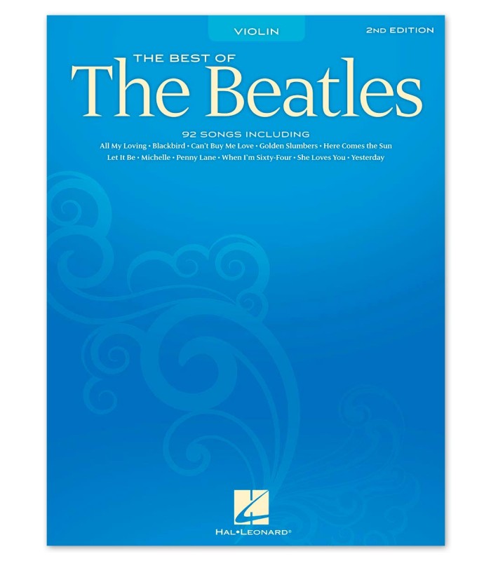 Portada del libro The Best of Beatles 2nd edition Violin