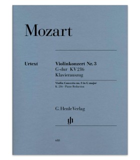 Capa do livro Mozart Concerto nº 3 Sol