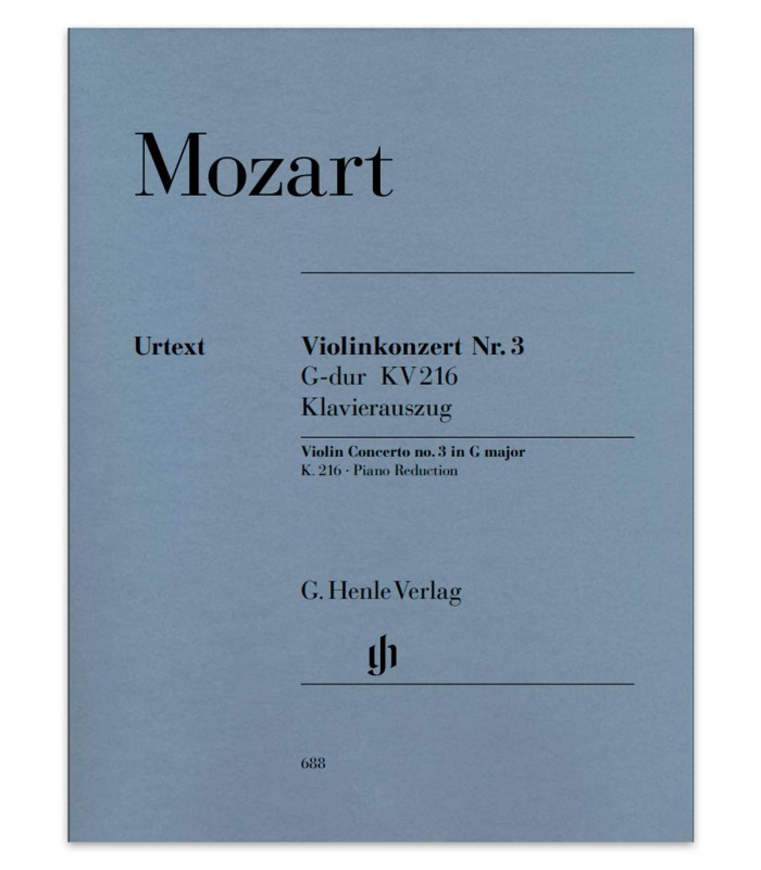 Portada del libro Mozart Concerto nº 3 Sol