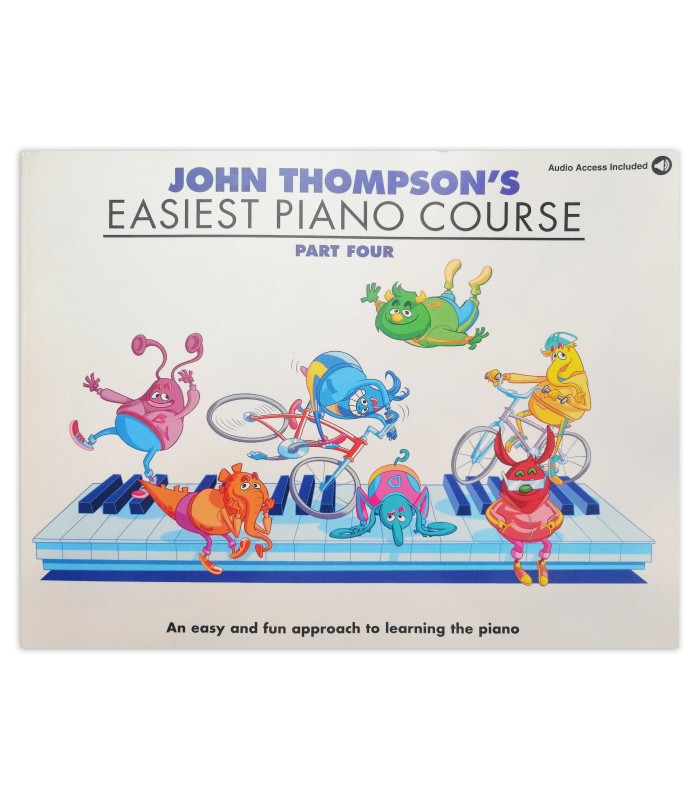 Cover of the book Thompson Easiest Piano Course 4 new edition with online audio