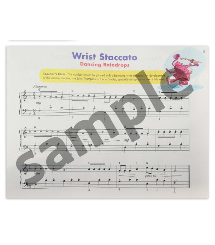 Amostra do livro Thompson Easiest Piano Course 4 nova edição com aúdio online