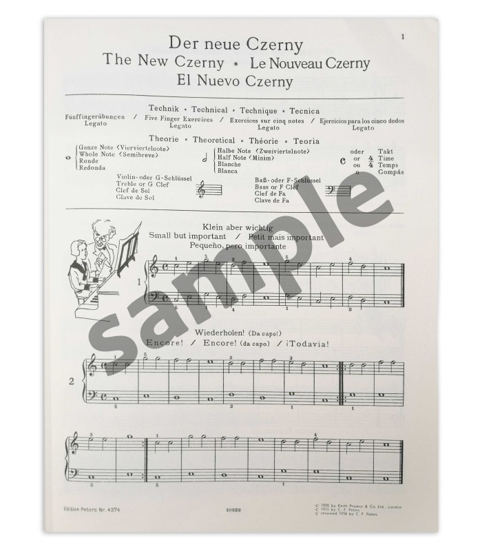 Sample of the book Czerny New Czerny EP