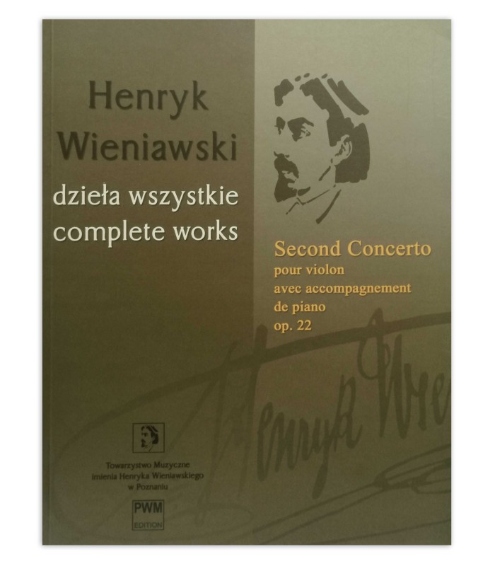 Portada del libro Wieniawski Concerto Nº2 Ré Menor Violín OP 22