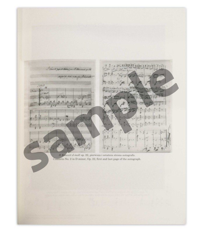 A sample of the book Wieniawski Concerto Nº2 D Minor Violin OP 22