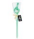 Agifty Treble Clef Shaped Pencil model B1025 with green finish