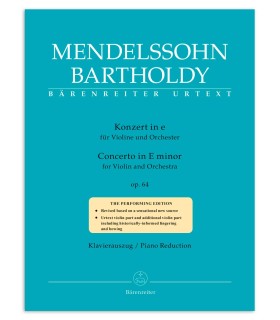 Capa do livro Mendelssohn Concerto para Violino Mi Menor OP 64