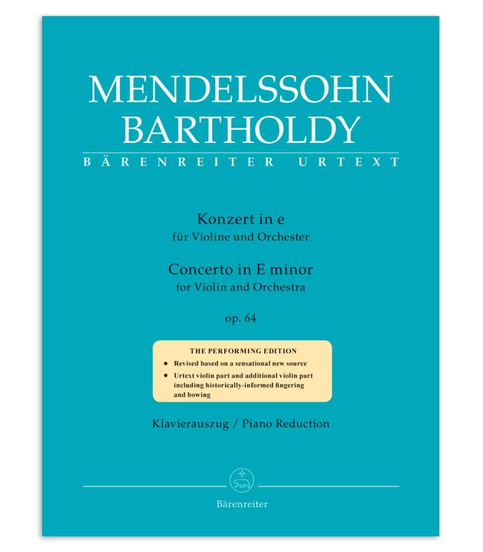 Capa do livro Mendelssohn Concerto para Violino Mi Menor OP 64
