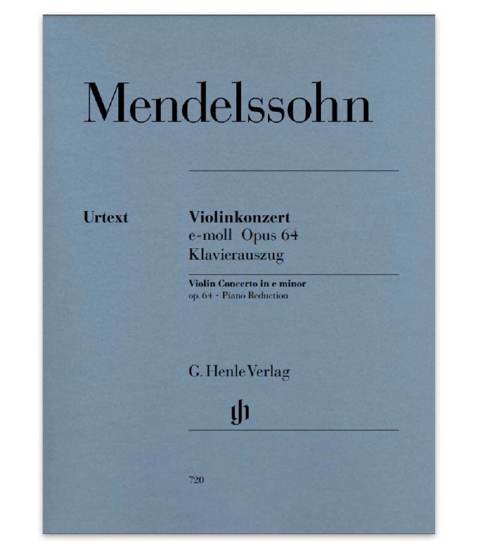 Portada del libro Mendelssohn Concerto para Violín Mi Menor OP 64 HV
