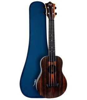 Ukulele concerto Flight modelo TUC 55 Travel Amara com saco
