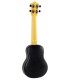 ABS back and sides of the concert ukulele Flight model TUC 55 Travel Amara