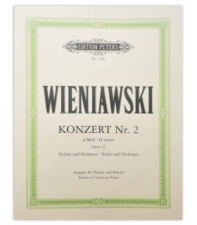 Portada del libro Wieniawski Concerto Nº2 Ré Menor Violín OP 22 EP