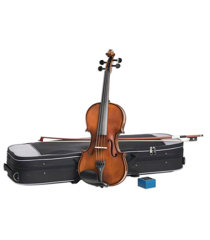 Violin Stentor modelo Graduate de tamaño 3/4 con arco, estuche y resina