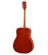 Fondo y aros en caoba de la guitarra folk Yamaha modelo FG820 AB