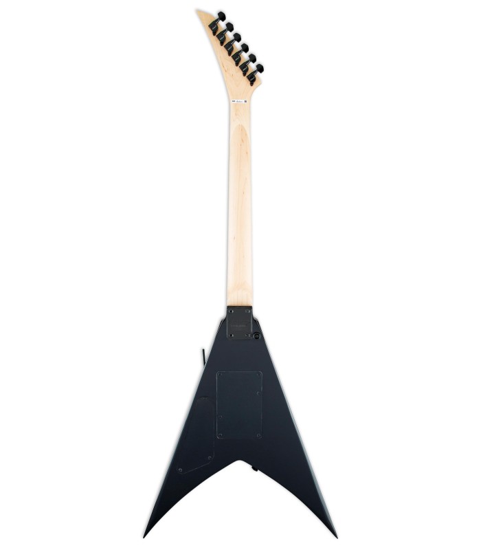 Costas da guitarra elétrica Jackson modelo JS32 King V AH Black