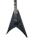 "V" shape body of the electric guitar Jackson model JS32 King V AH Black