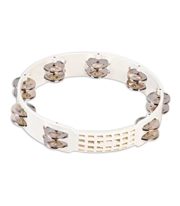 Tambourine LP model LPA192 of 10" with white frame