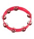 Tambourine LP model LPA191 of 10" with red frame