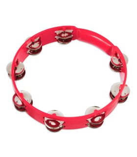 Pandeireta LP modelo LPA191 de 10" com aro em cor vermelho