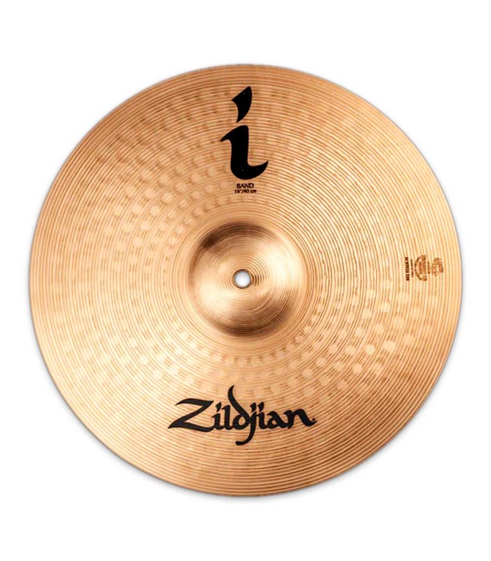 Detalhe de um prato do par de pratos de banda Zildjian model ILH14BP 14"