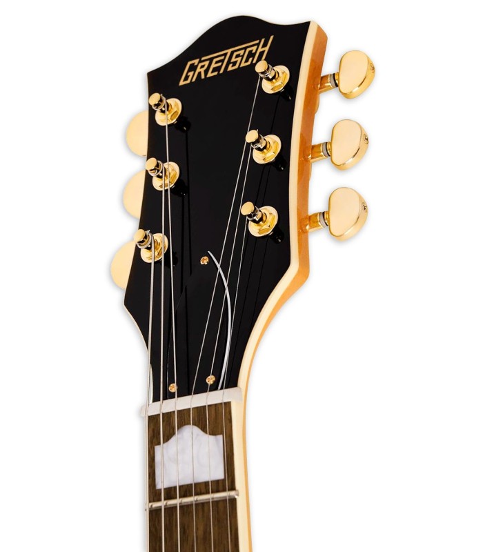 Cabeça da guitarra elétrica Gretsch modelo G2410TG Streamliner Village Amber