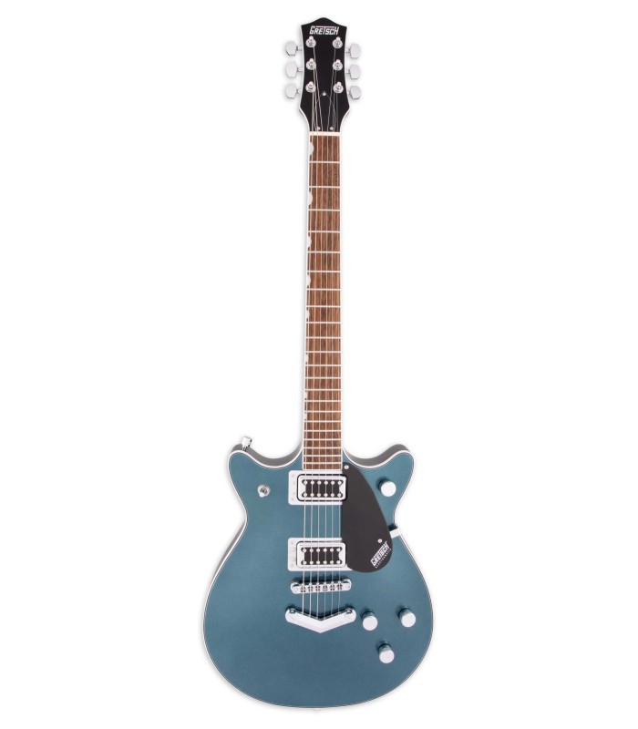 Guitarra elétrica Gretsch modelo G5222 Electromatic Double Jet BT na cor Jade Grey Metallic