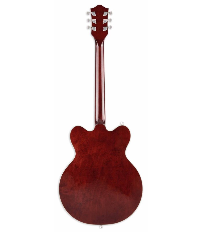 Costas da guitarra elétrica Gretsch modelo G5622 Streamliner Center Block DC Aged Walnut