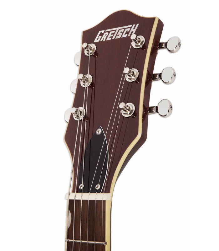 Head of the electric guitar Gretsch model G5622 Streamliner Center Block DC Aged Walnut