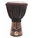 Djembe Toca Percussion modelo ABMD 8 Freestyle Rope Tuned con acabado Black Mamba