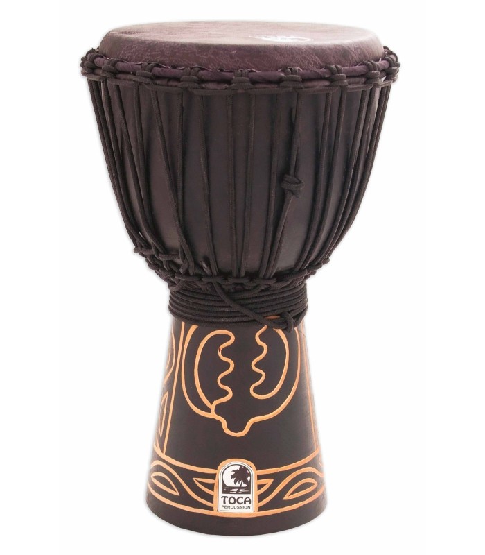 Djembe Toca Percussion model ABMD 8 Freestyle Rope Tuned with Black Mamba finish