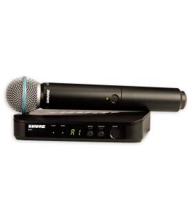 Micrófono de mano Inalâmbrico Shure modelo BLX24E B58 H8E