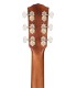 Carrilhão da guitarra eletroacústica Fender modelo Paramount PD-220E Dreadnought Natural