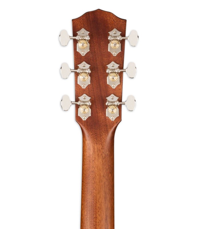 Clavijero de la guitarra electroacústica Fender modelo Paramount PD-220E Dreadnought  Natural