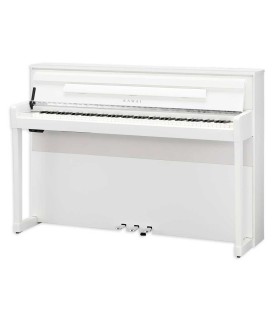 Piano digital Kawai modelo CA99 WH de 88 teclas com acabamento branco