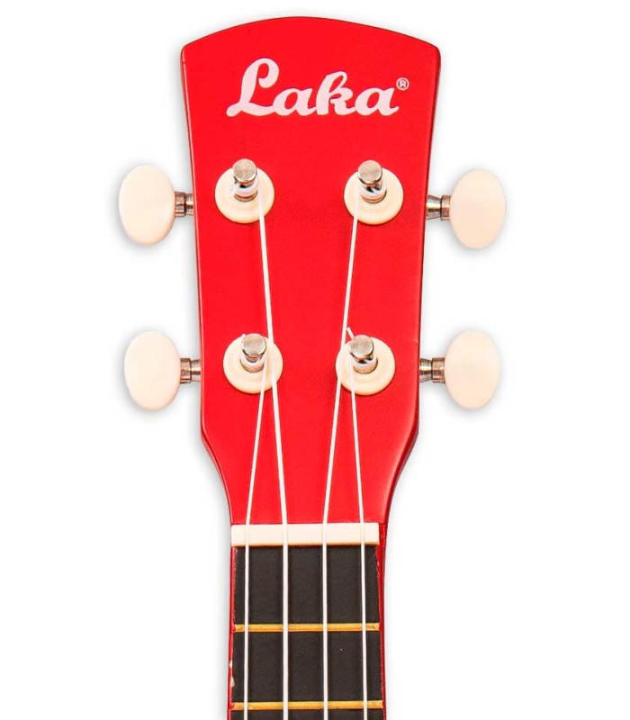 Cabeça em tília americana do ukulele soprano Laka modelo VUS 15RD