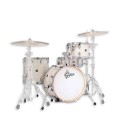 Foto da Bateria Gretsch modelo Catalina Club Jazz na cor branca brilhante