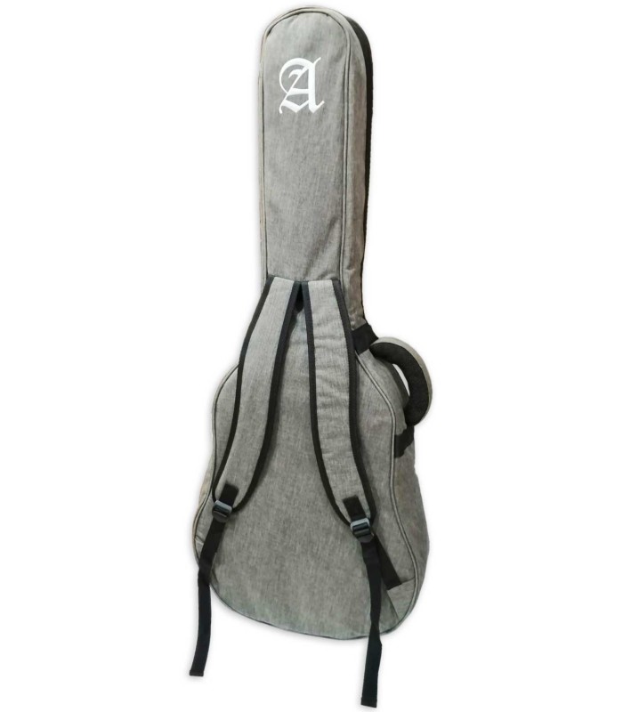 Espalda y correas de la funda Alhambra modelo 9732 de 10mm para guitarra clásica de tamanho 3/4