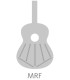 Detalle del padrón de varetaje de la guitarra flamenca Alhambra modelo 3F CT E1