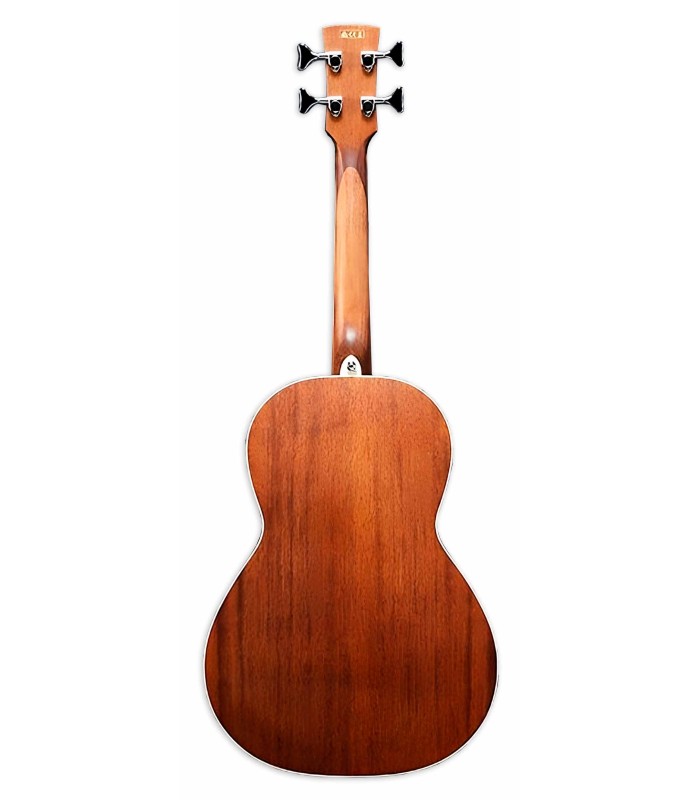 Fondo y aros en Okoume de la guitarra bajo electroacústico Ibanez modelo PNB14E OPN Parlor