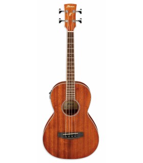Guitarra bajo electroacústico Ibanez modelo PNB14E OPN Parlor con tapa en Okoume