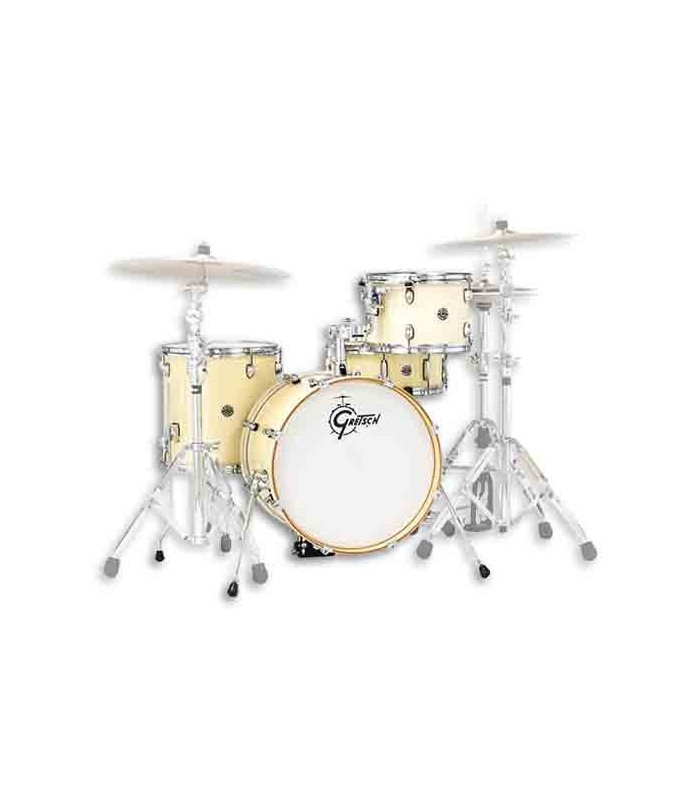 Foto da Bateria Gretsch modelo Catalina Club Jazz en color crema
