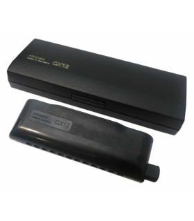 Armonica Hohner modelo Cromática CX 12 Cromática 7546 48C Black en Dó con estuche