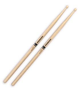 Par de baquetas Promark modelo RBH565AW Hickory Rebound 5A