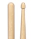 Tip details of the drum sticks pair Promark model RBH565AW Hickory Rebound 5A