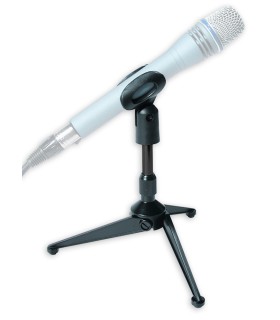 Soporte de mesa Quik Lok modelo A-188 con micrófono (no incluye el micrófono)