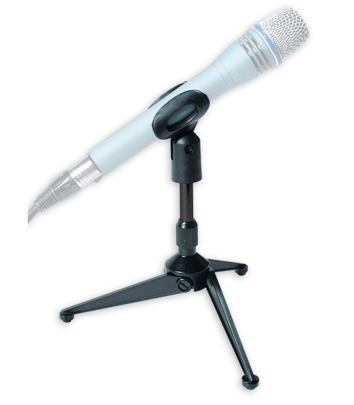 Suporte de mesa Quik Lok modelo A-188 com microfone (microfone não incluído)