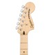 Cabeza de la guitarra eléctrica Fender Squier modelo Affinity Stratocaster FMT HSS MN SSB