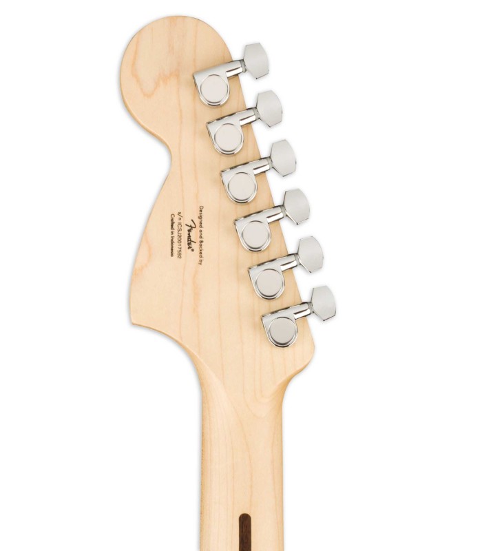 Clavijero de la guitarra eléctrica Fender Squier modelo Affinity Stratocaster FMT HSS MN SSB