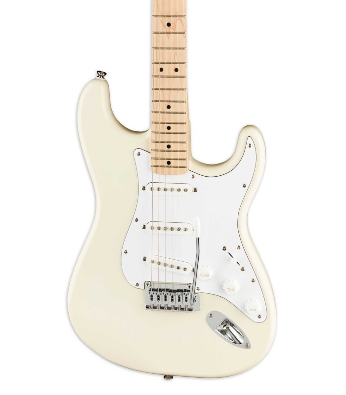 Poplar body of the electric guitar Fender Squier model Affinity Stratocaster MN OLW